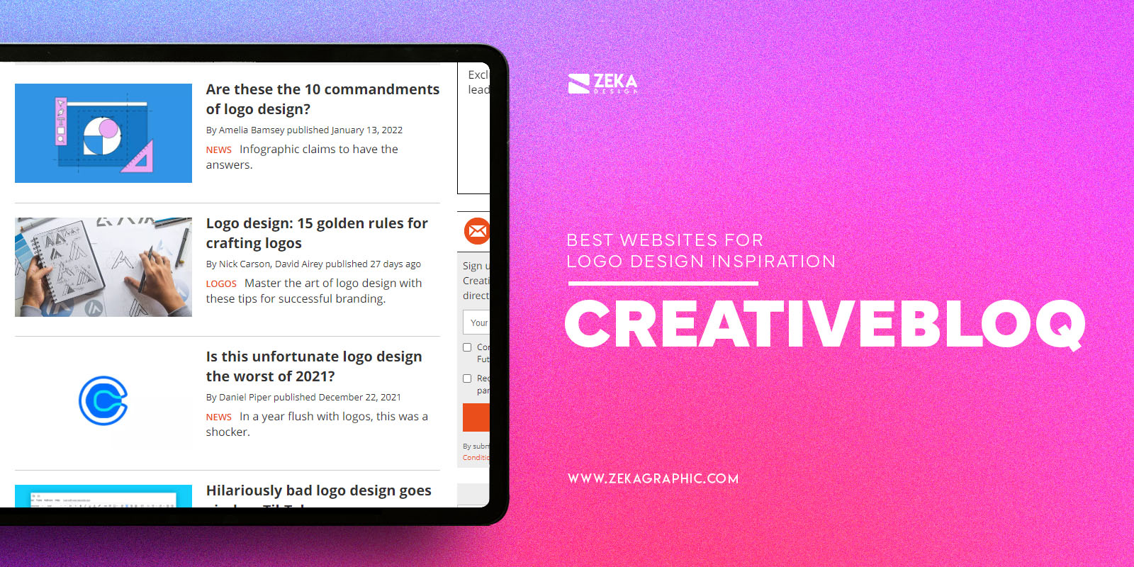 Creativebloq best websites for logo design inspiration