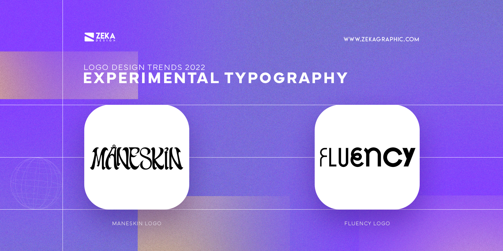 Experimental Typography Logo Design Trends 2022