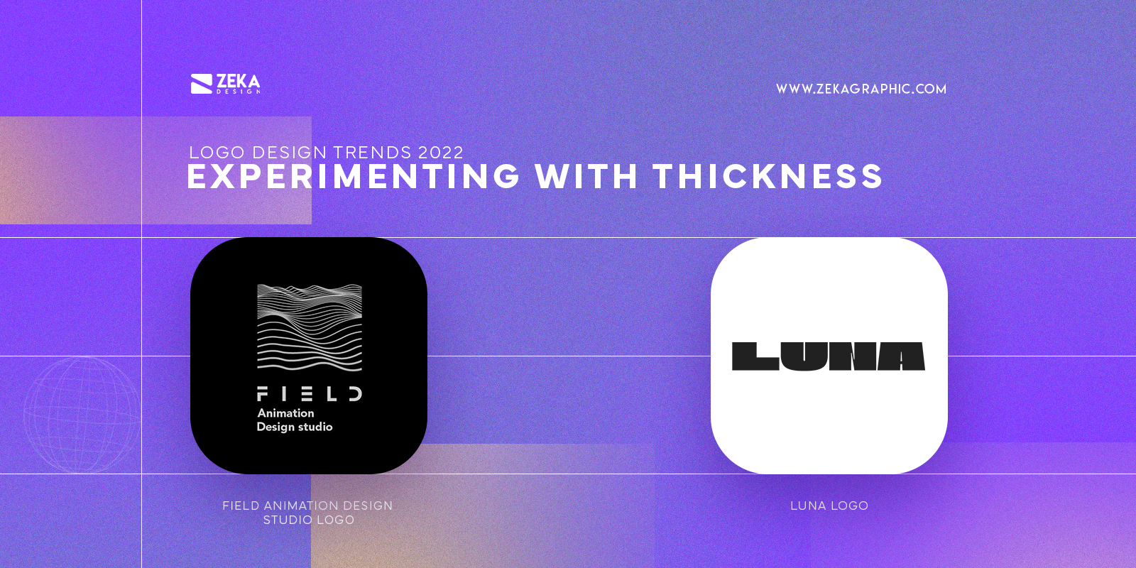 Experimenting With Thickness Logo Design Trends 2022