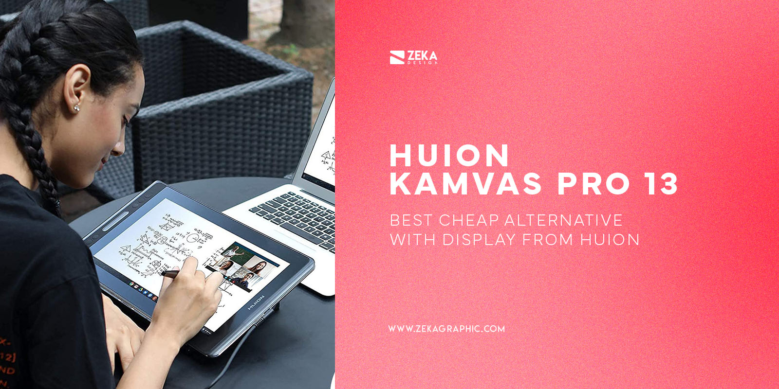 Huion Kamvas Pro 13 Best Cheap Tablet With Display