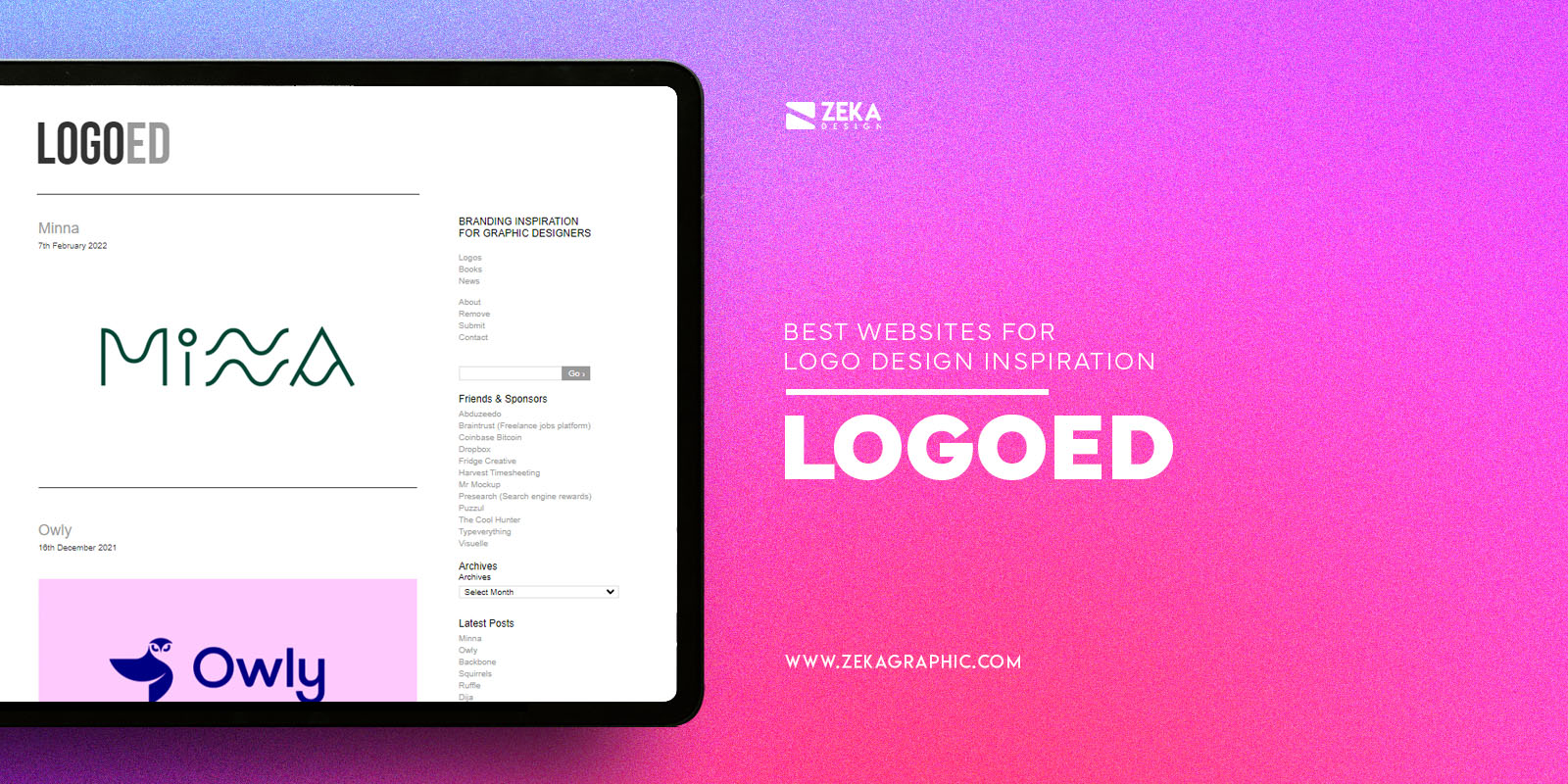 Logoed best websites for logo design inspiration