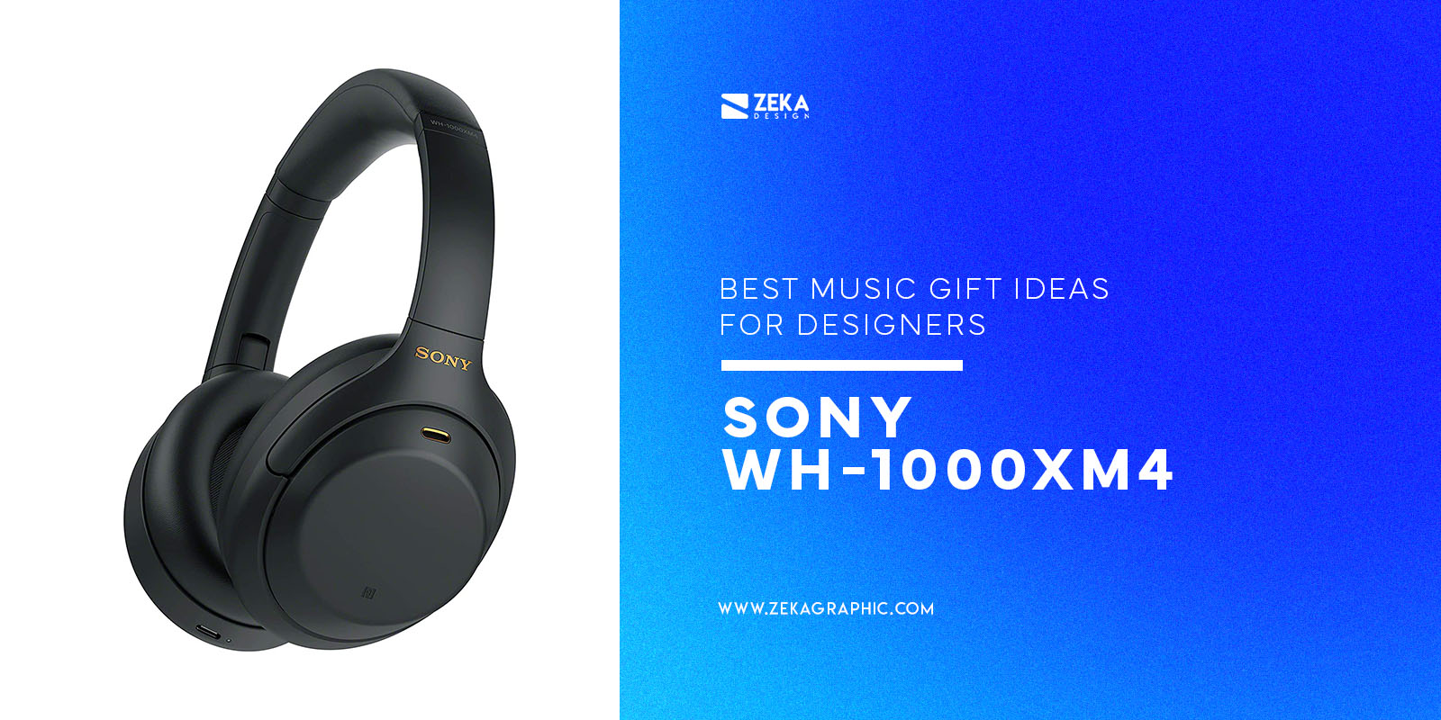 Sony WH-1000XM4 best music gift ideas for designers