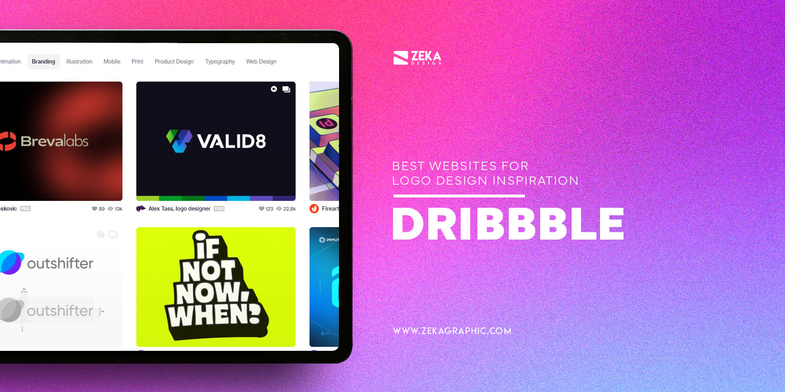 dribbble best websites for logo design inspiration