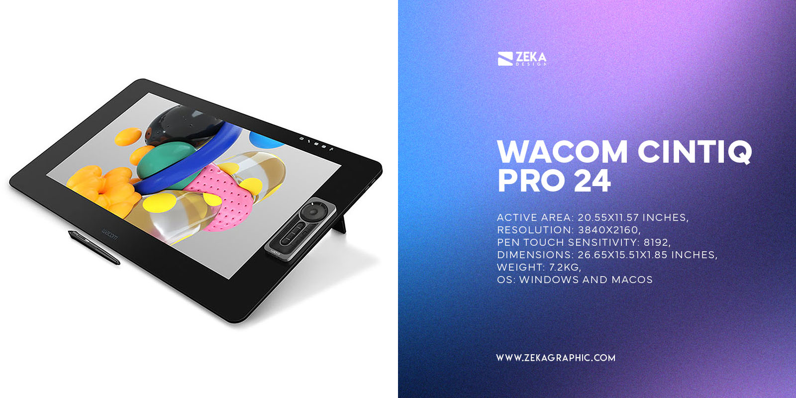 Best Drawing Tablets With Screen Wacom Cintiq Pro 24