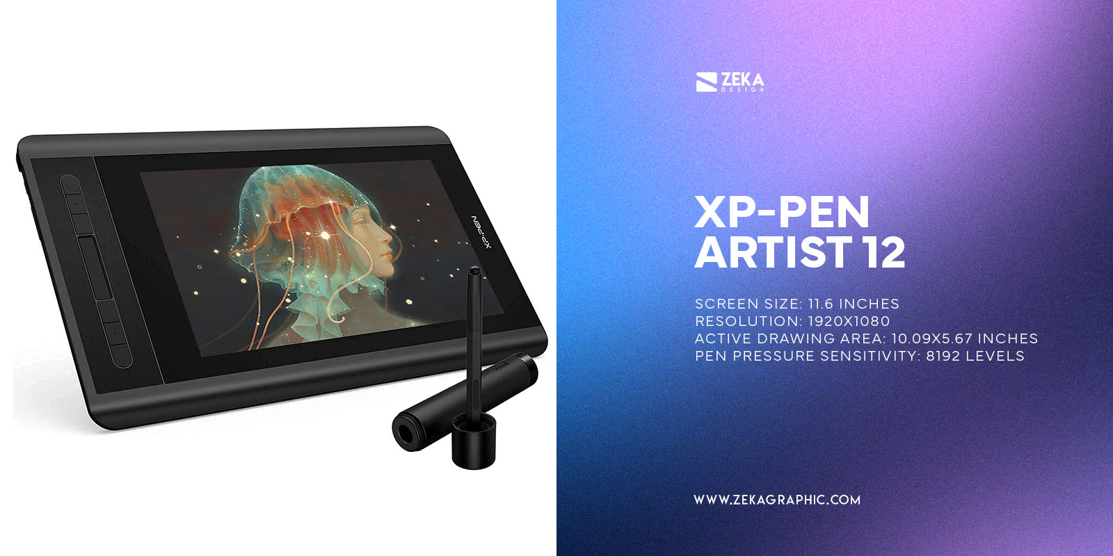 Best Drawing Tablets With Screen XP-Pen Artist 12