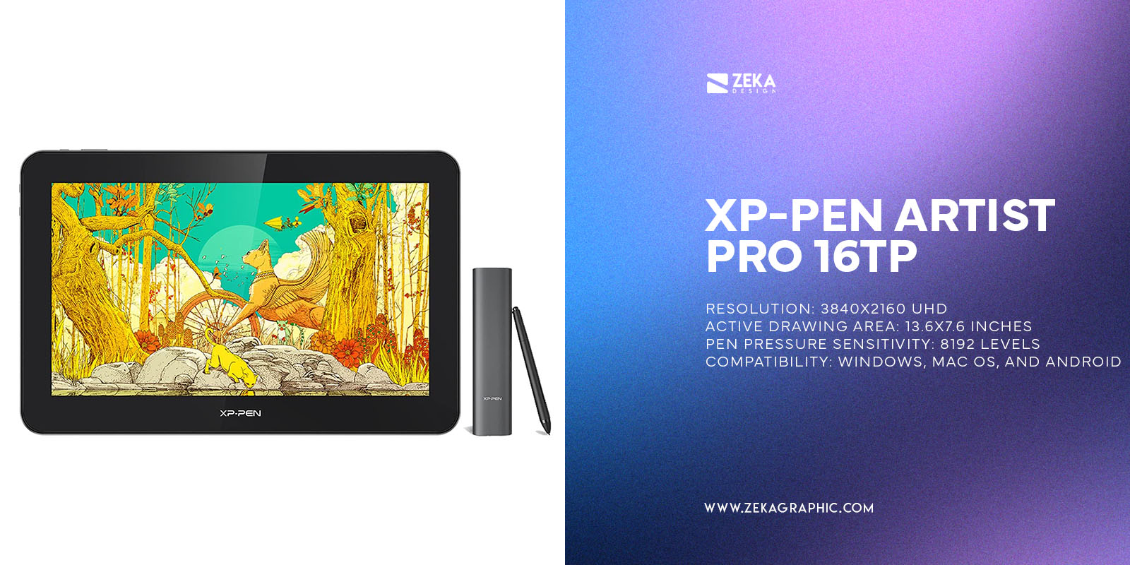 Best Drawing Tablets With Screen XP-Pen Artist Pro 16TP
