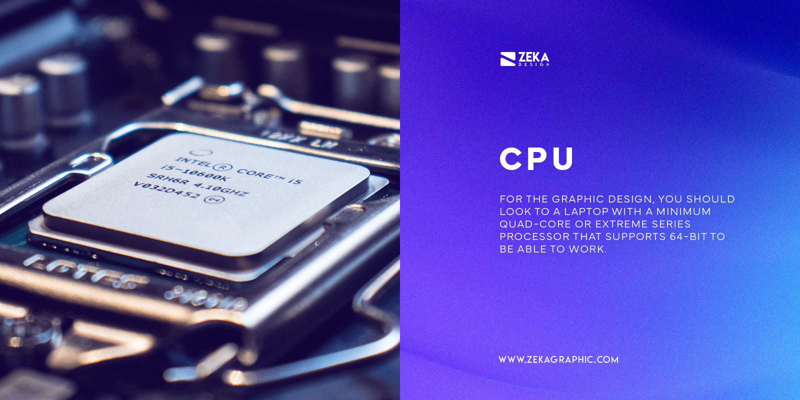 What CPU You Need For Graphic Design Laptop