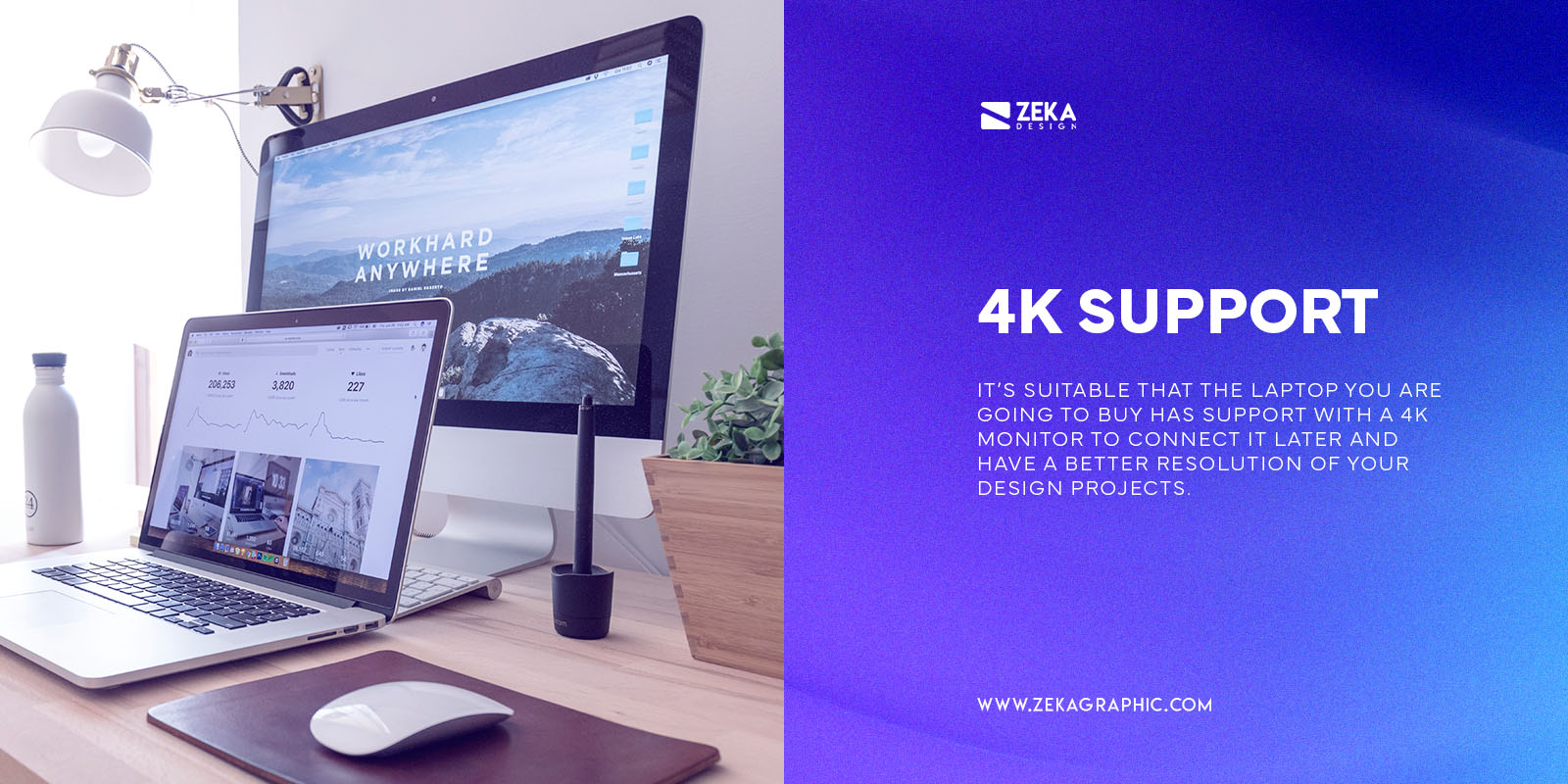 how to choose laptop for graphic design 4k monitor