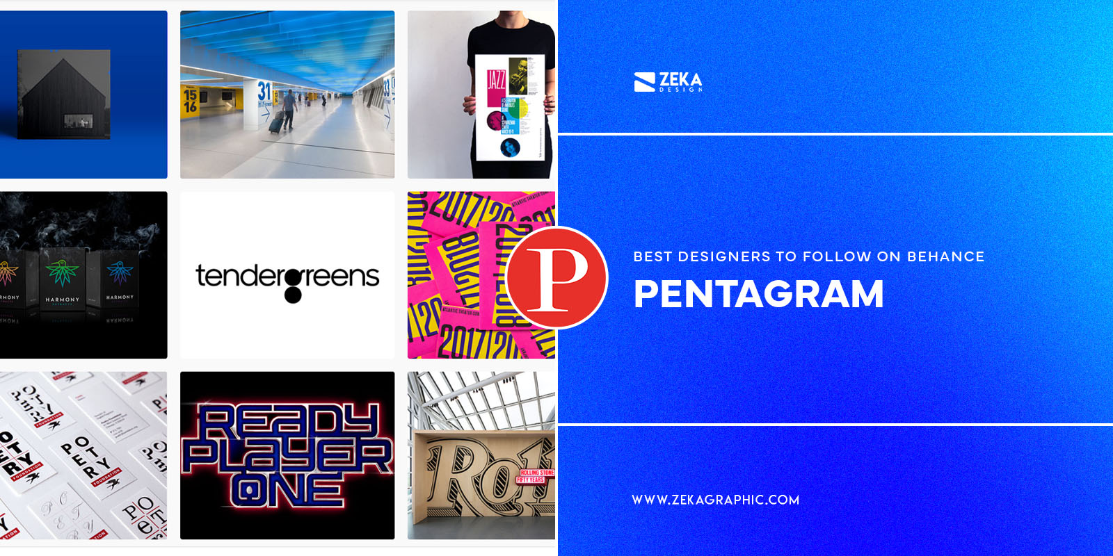 Best Designers To Follow on Behance Pentagram