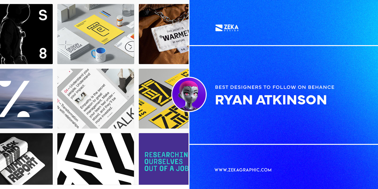 Best Designers To Follow on Behance Ryan Atkinson