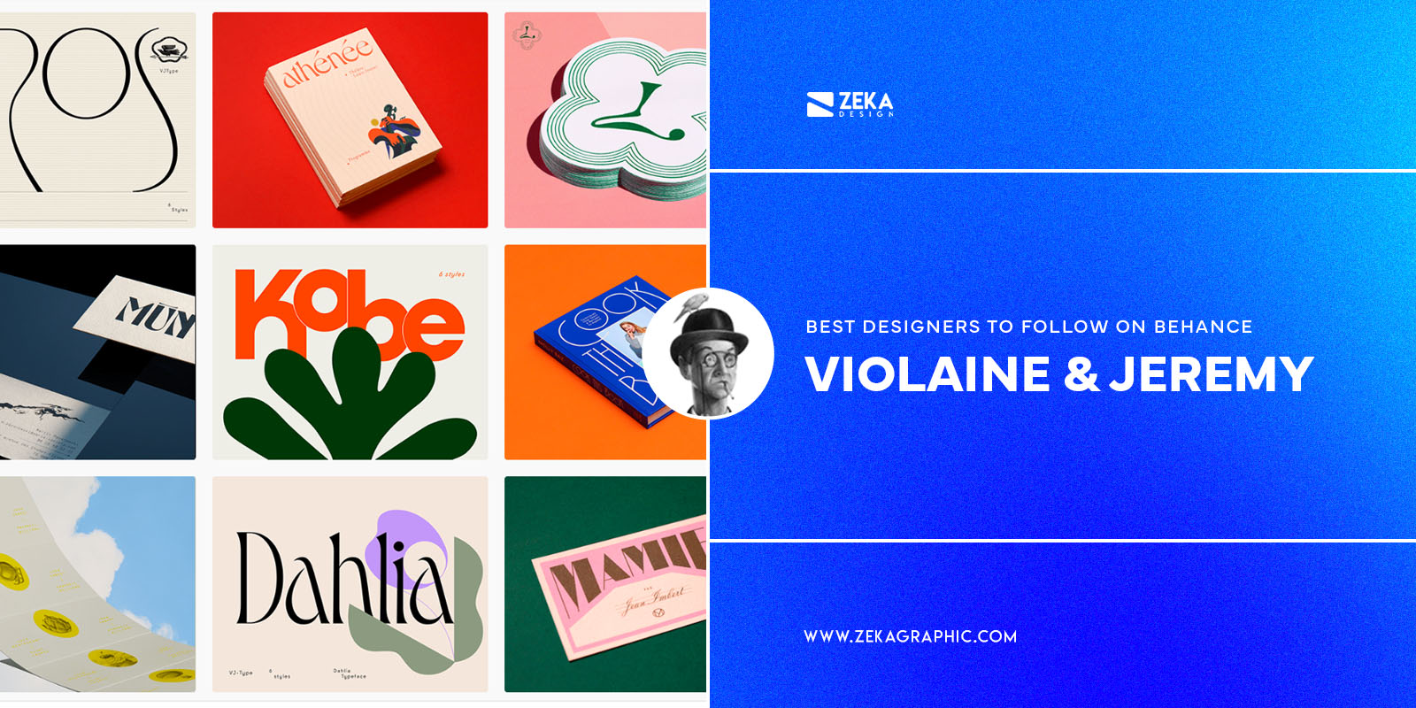 Best Designers To Follow on Behance Violaine & Jeremy