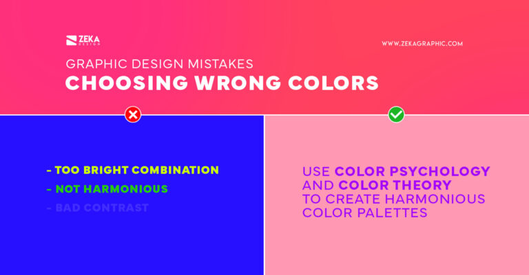 10 Common Graphic Design Mistakes To Avoid - Zeka Design