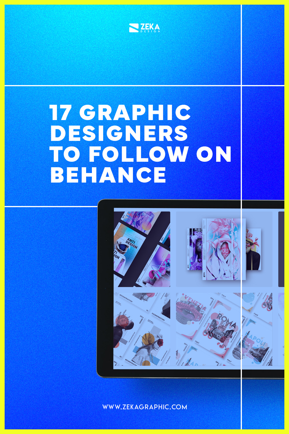 Graphic Designers to follow on behance pinterest