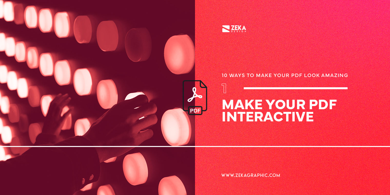 Make your pdf interactive to look amazing