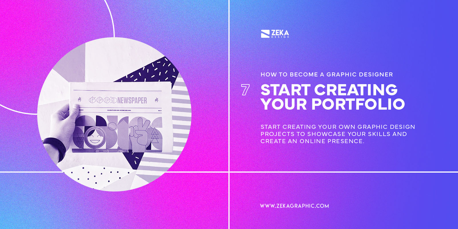Start creating your Portfolio To Become a Graphic Designer