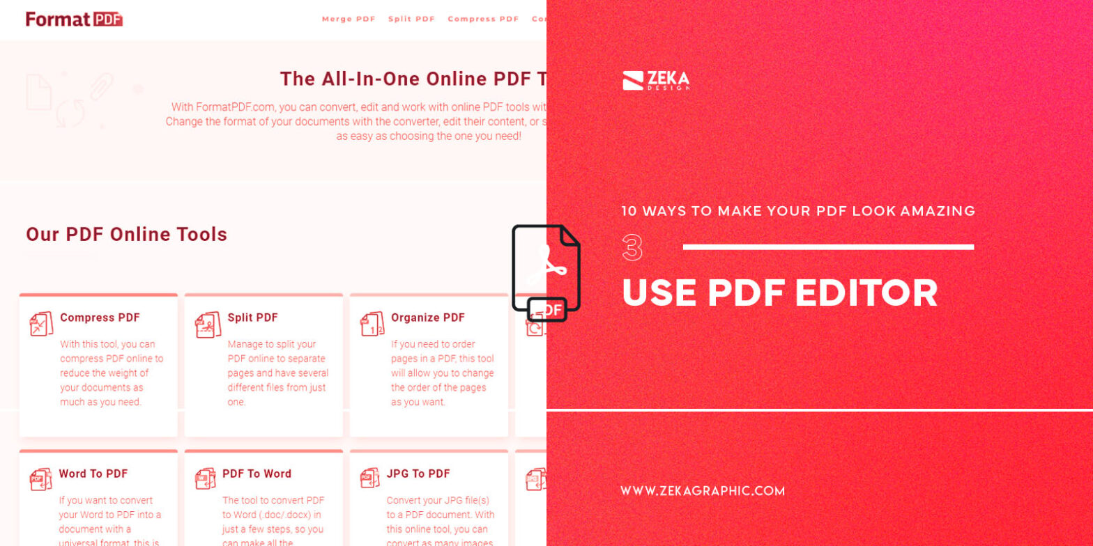 10 Creative Ways to Make your PDF Look Amazing - Zeka Design