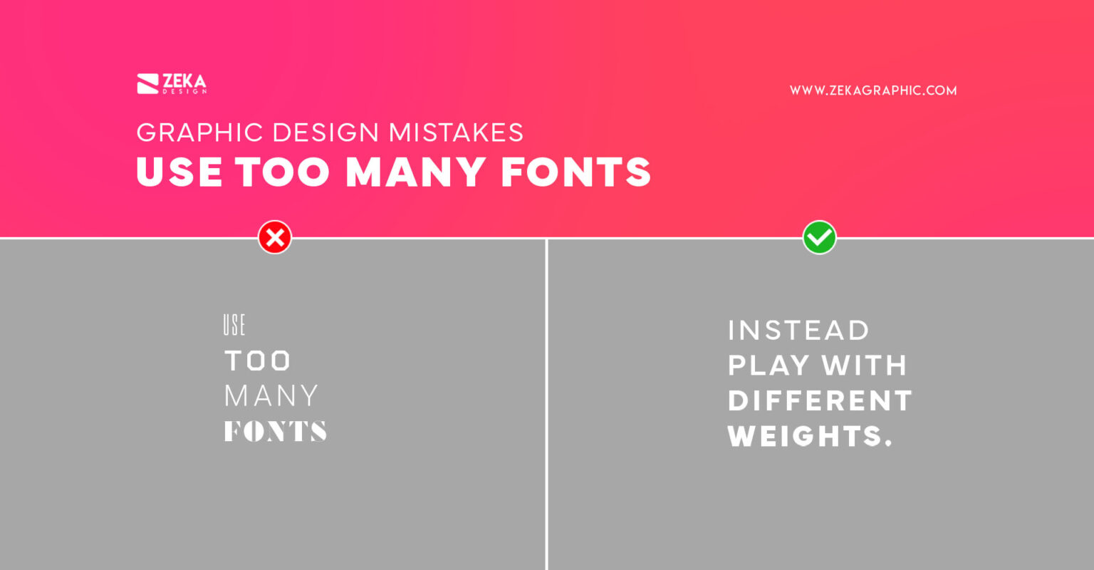 10 Common Graphic Design Mistakes To Avoid - Zeka Design