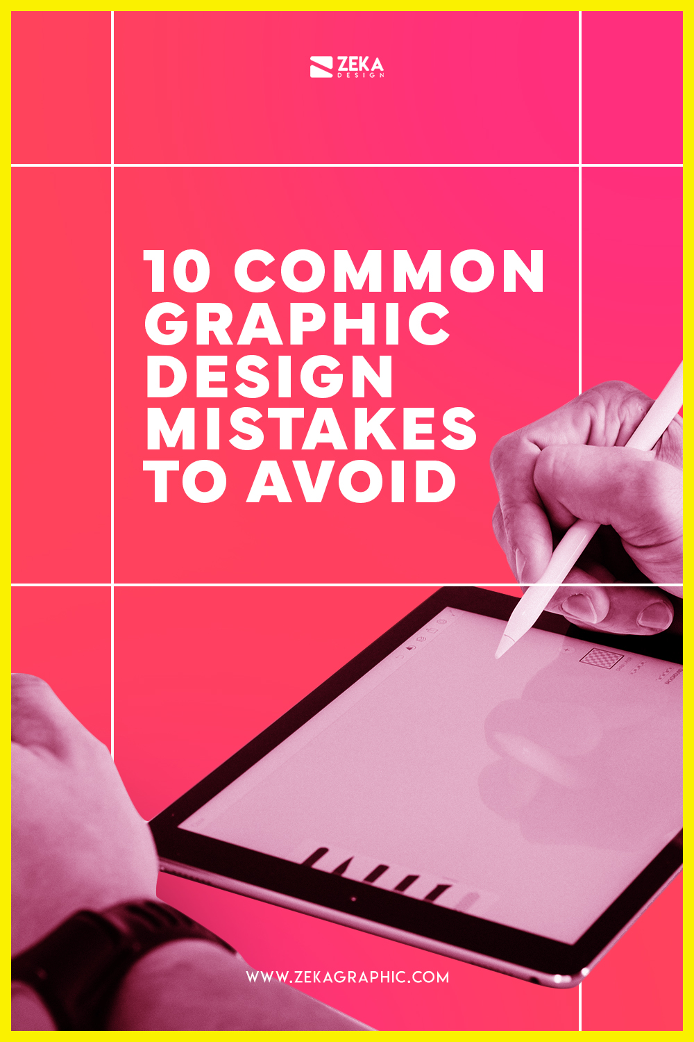 What are the 10 common graphic design mistakes to avoid