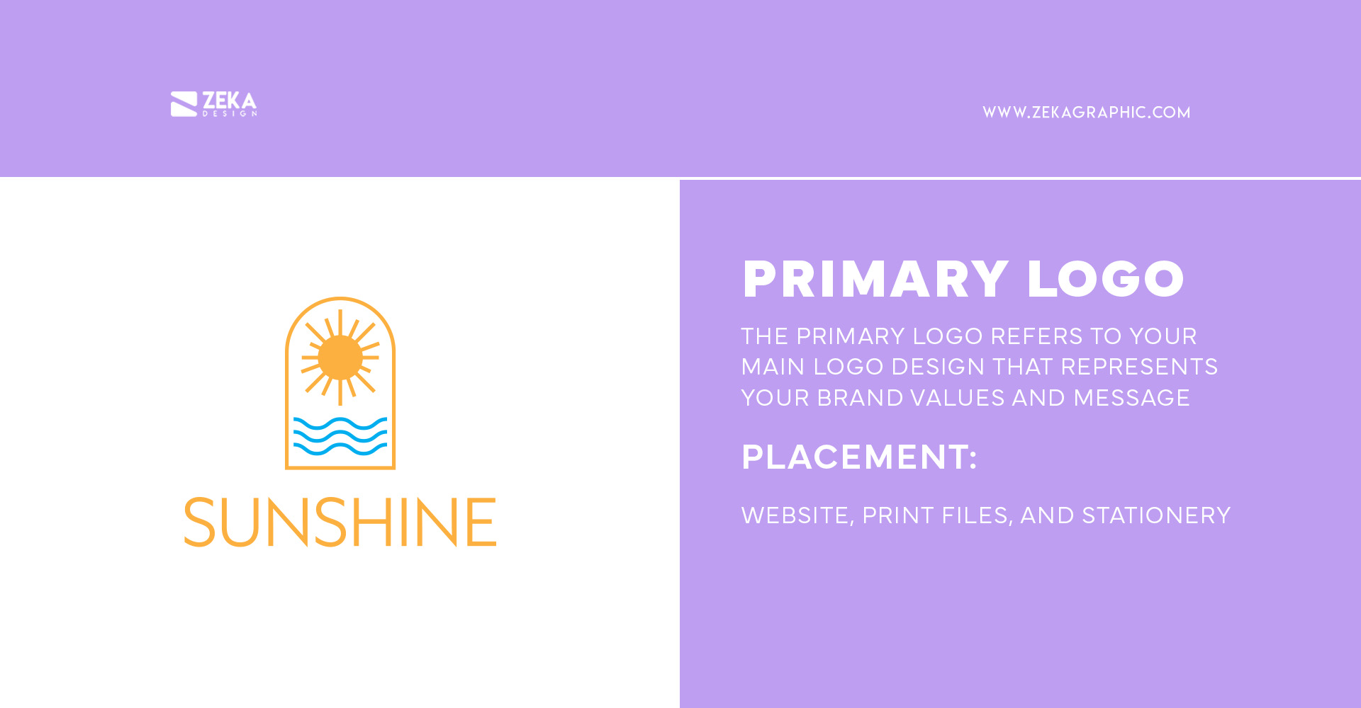 primary logo design logo variations