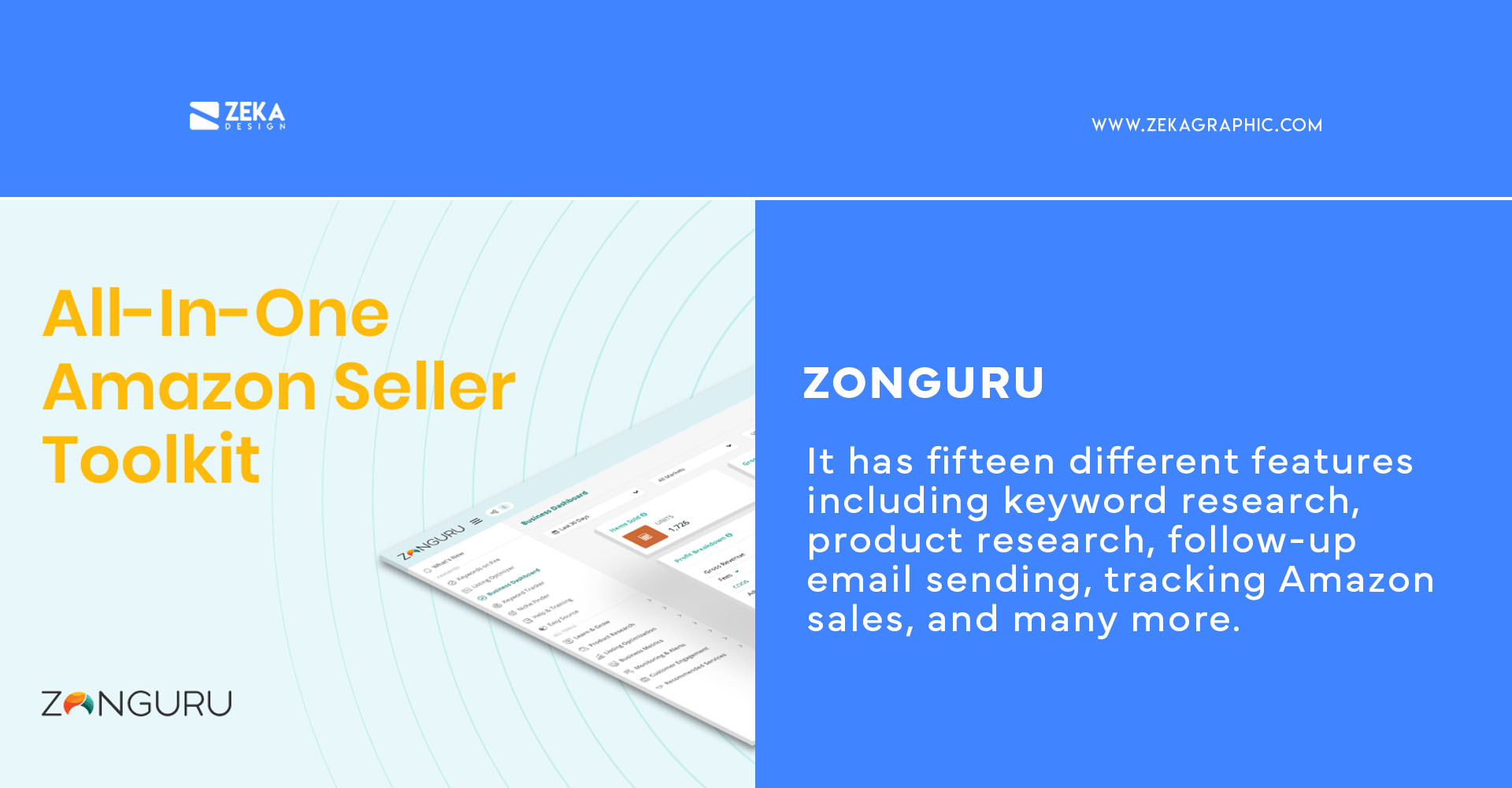 best amazon seller tools Zonguru