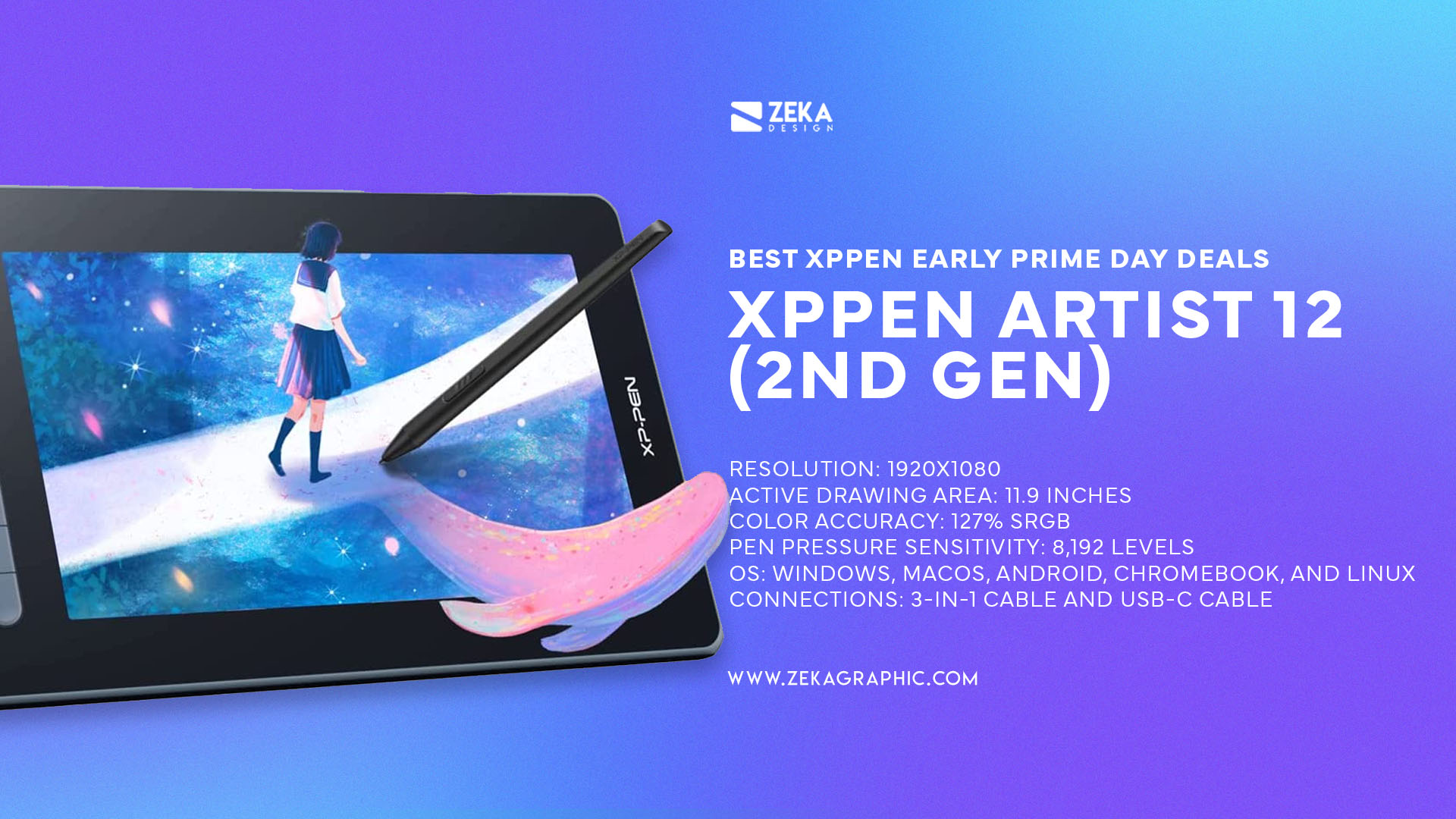 best drawing tablet XPPen Artist 12 (2nd Gen)