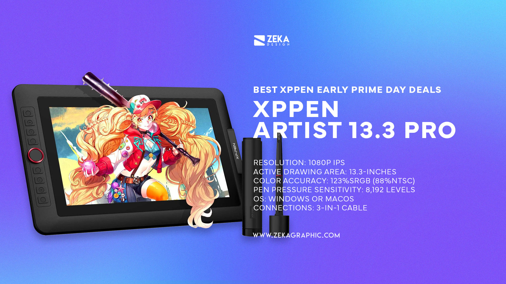 best drawing tablet XPPen Artist 13.3 Pro