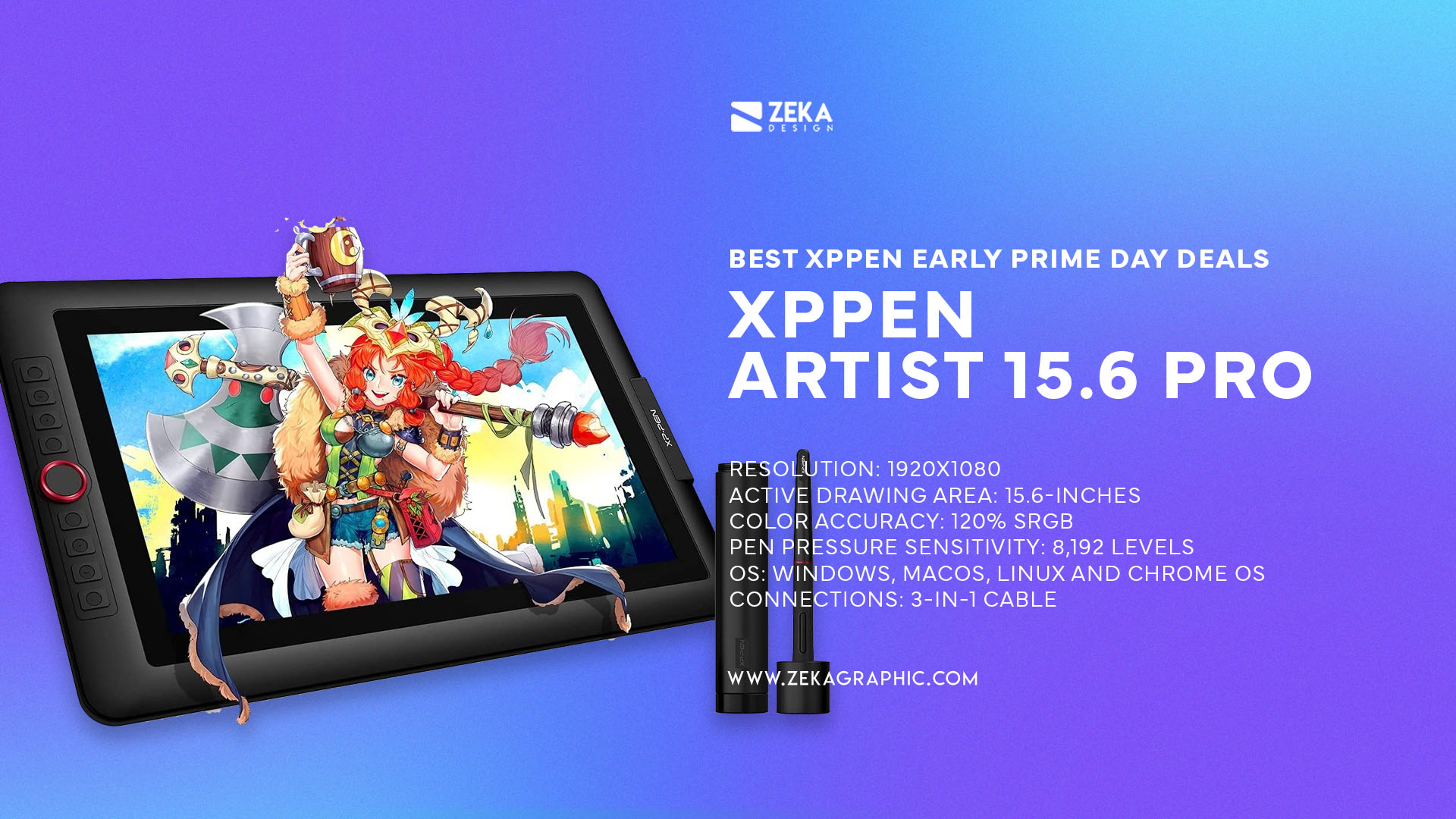 best drawing tablet XPPen Artist 15.6 Pro best for designers and artists