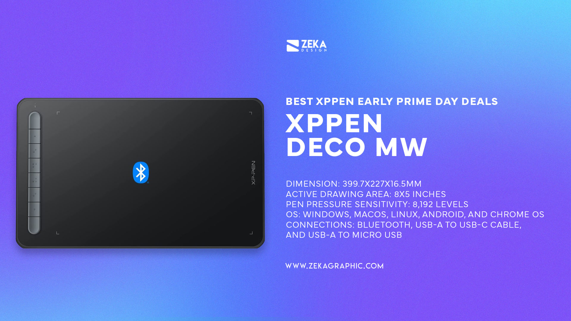 best drawing tablet XPPen Deco MW