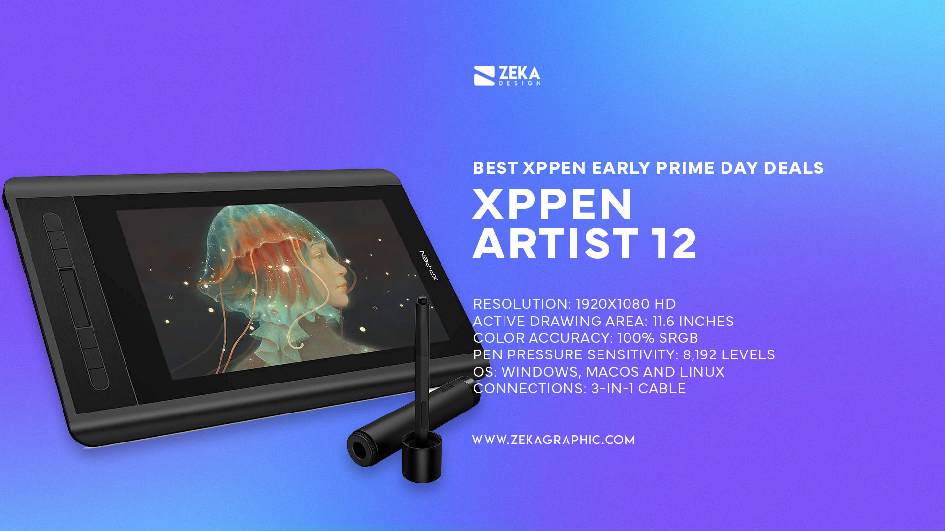 best drawing tablet xppen artist 12 for graphic designers and artists
