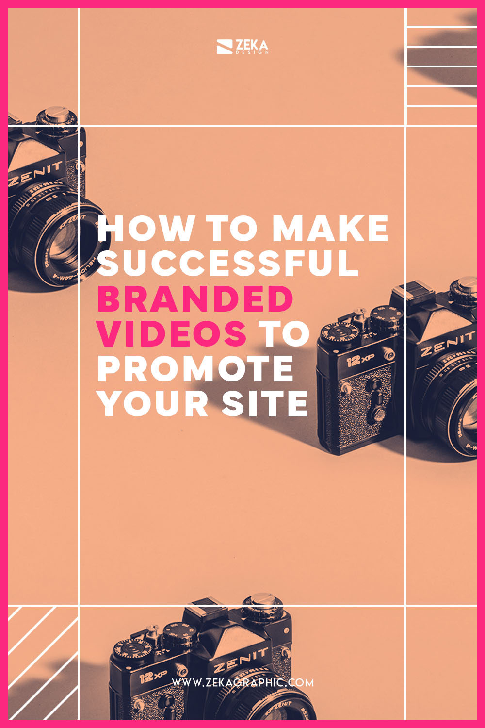 how to make branded videos to promote your site pinterest