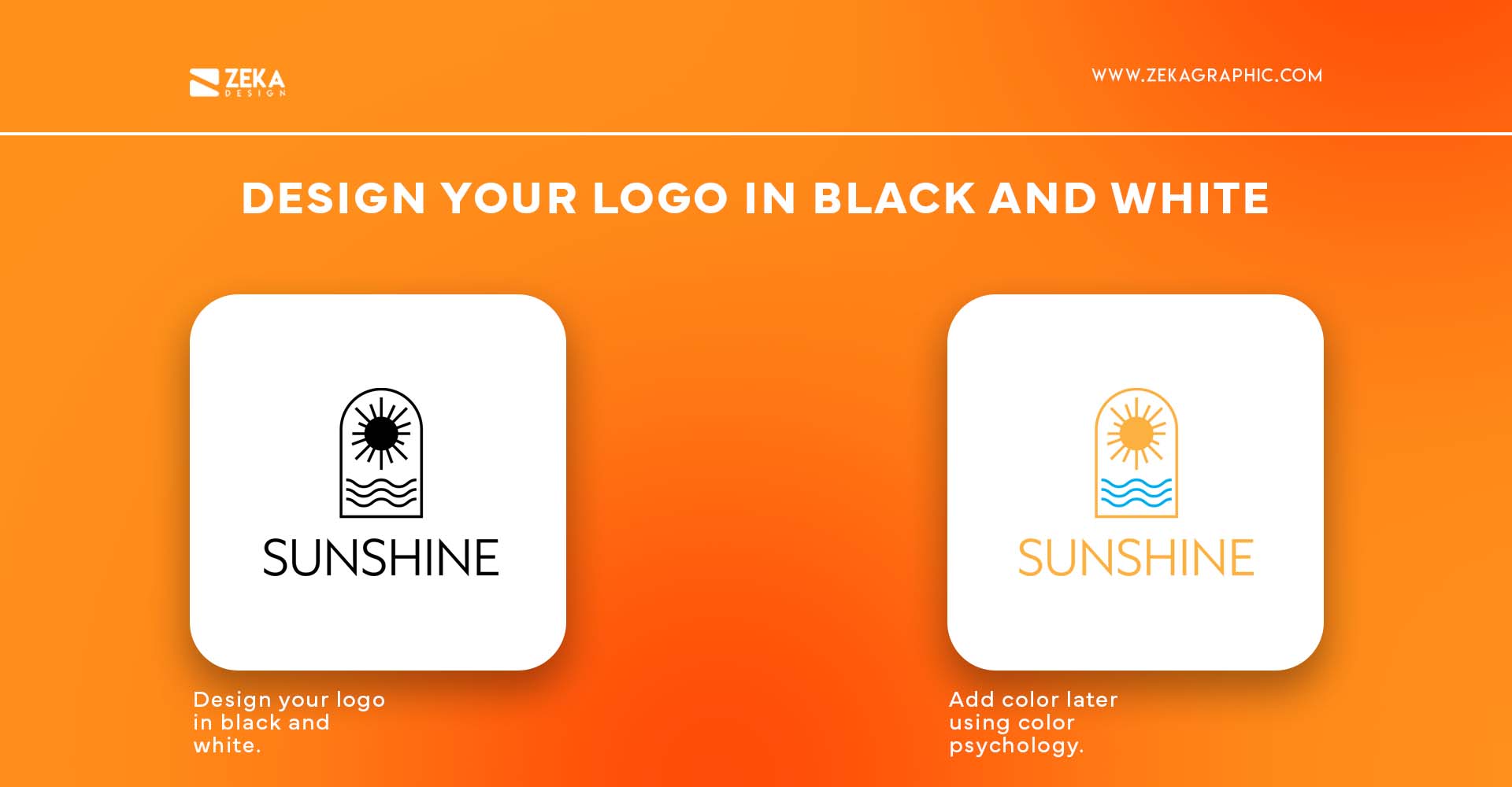 logo design tips Design your Logo in Black and White to make your logo memorable