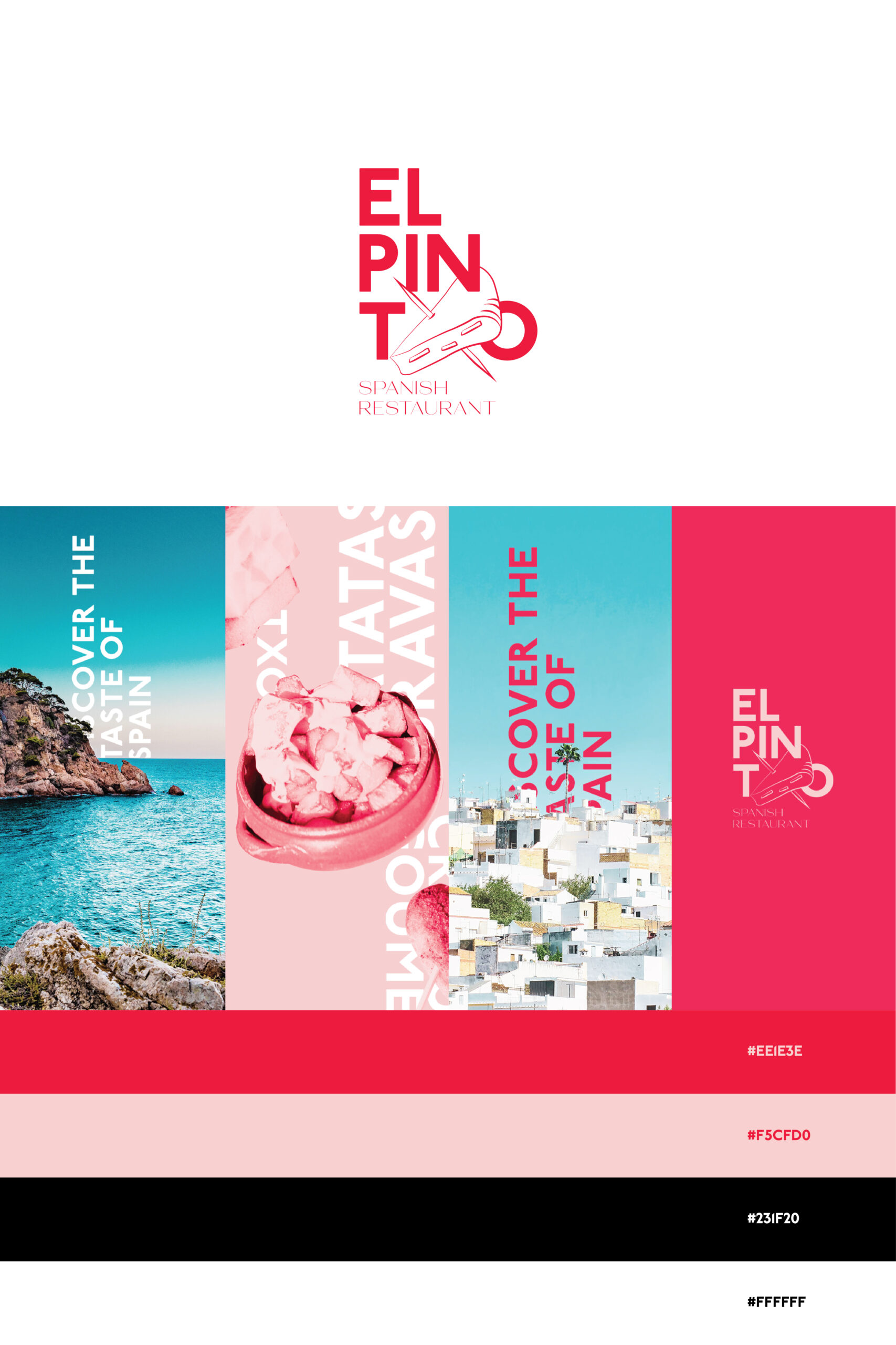 El Pintxo Spanish Restaurant Logo Design Brand Identity Design Project