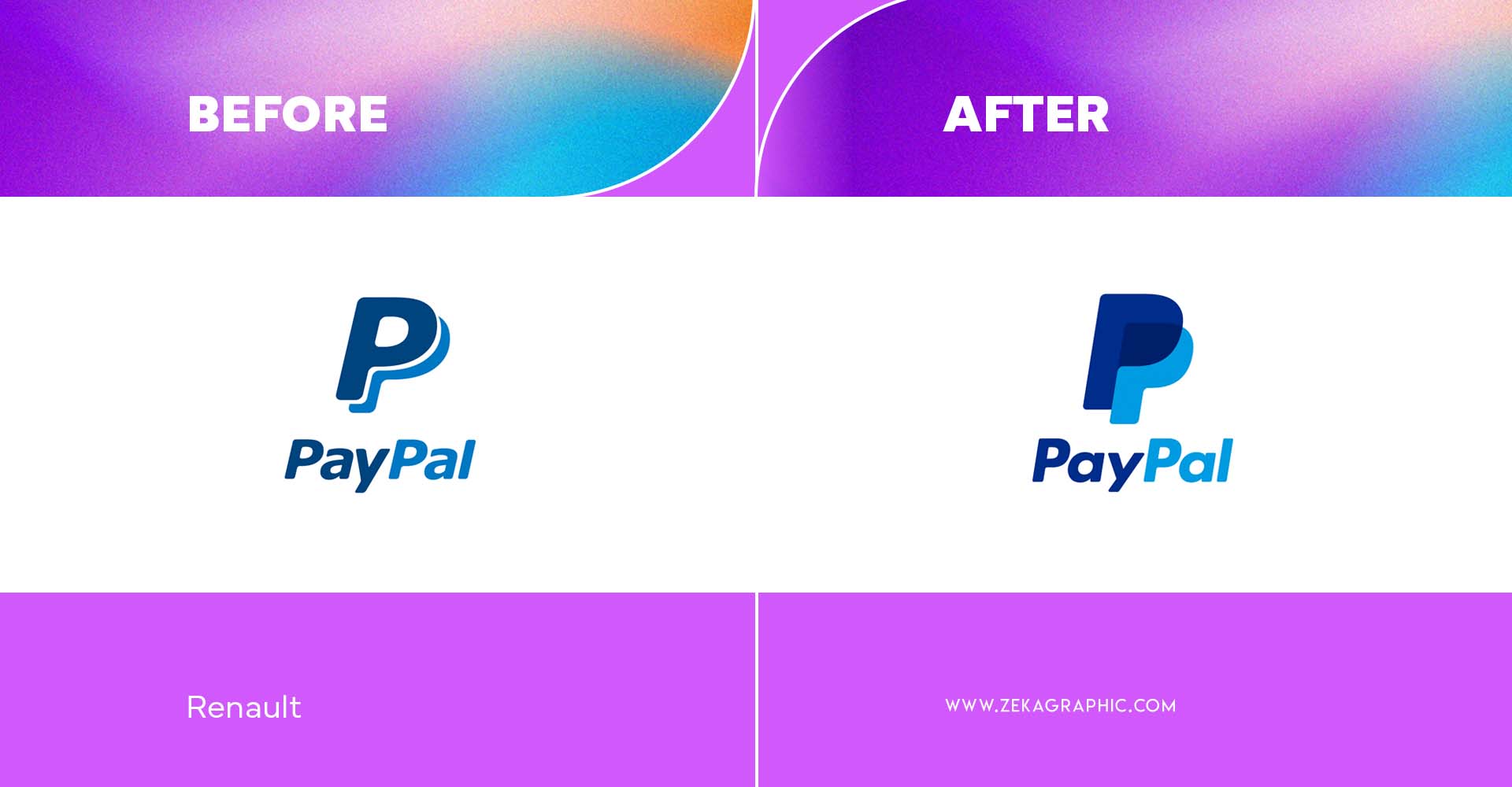 Good Logo Redesign Examples PayPal
