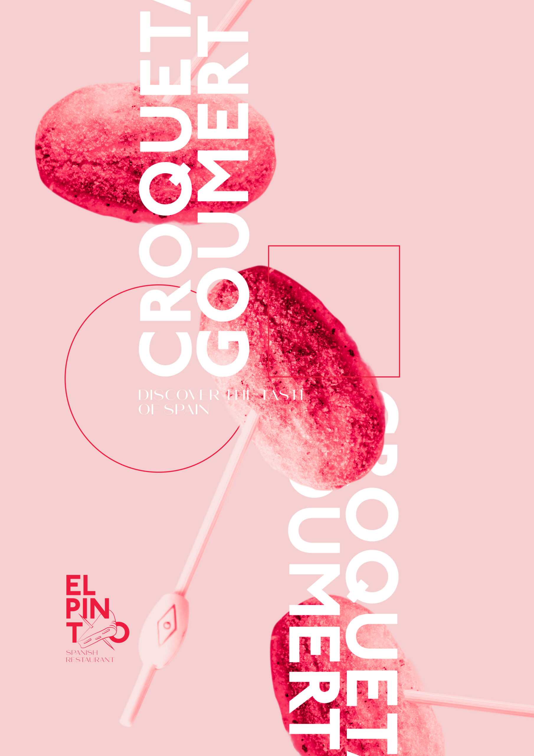 Spanish Food Restaurant Poster Design Brand Identity Project 2