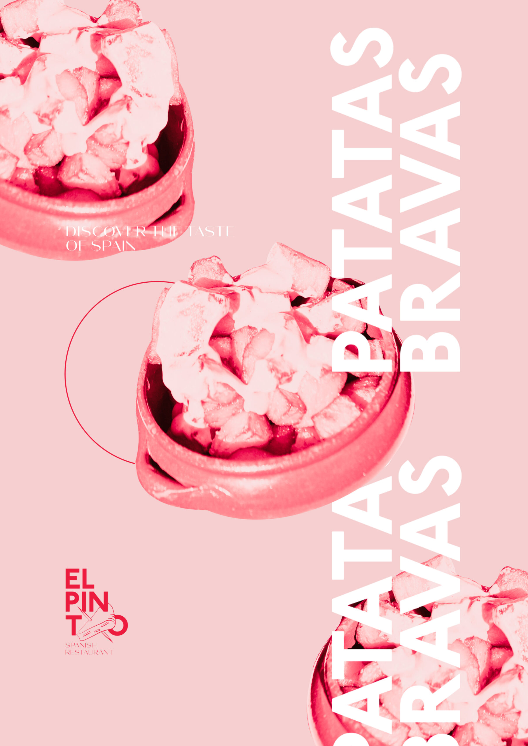 Spanish Food Restaurant Poster Design Brand Identity Project 3