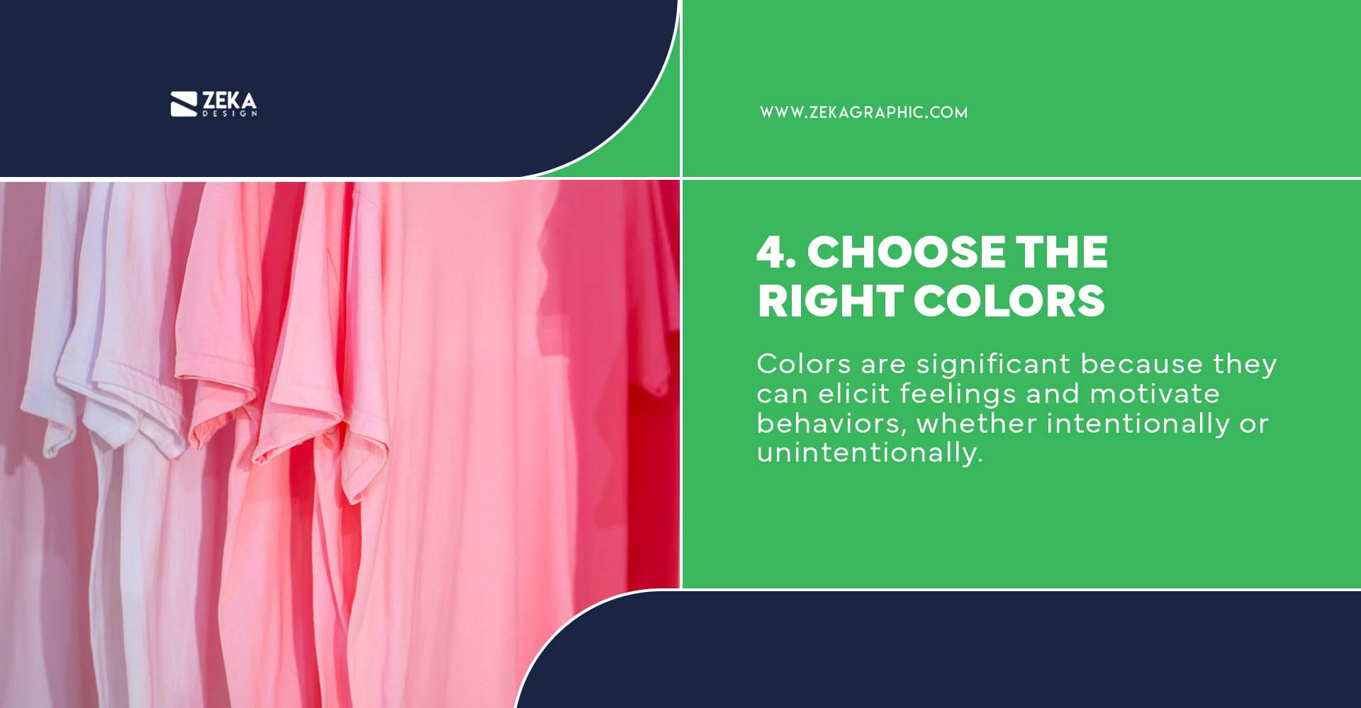 graphic design tips for print-on-demand Choose the Right Colors