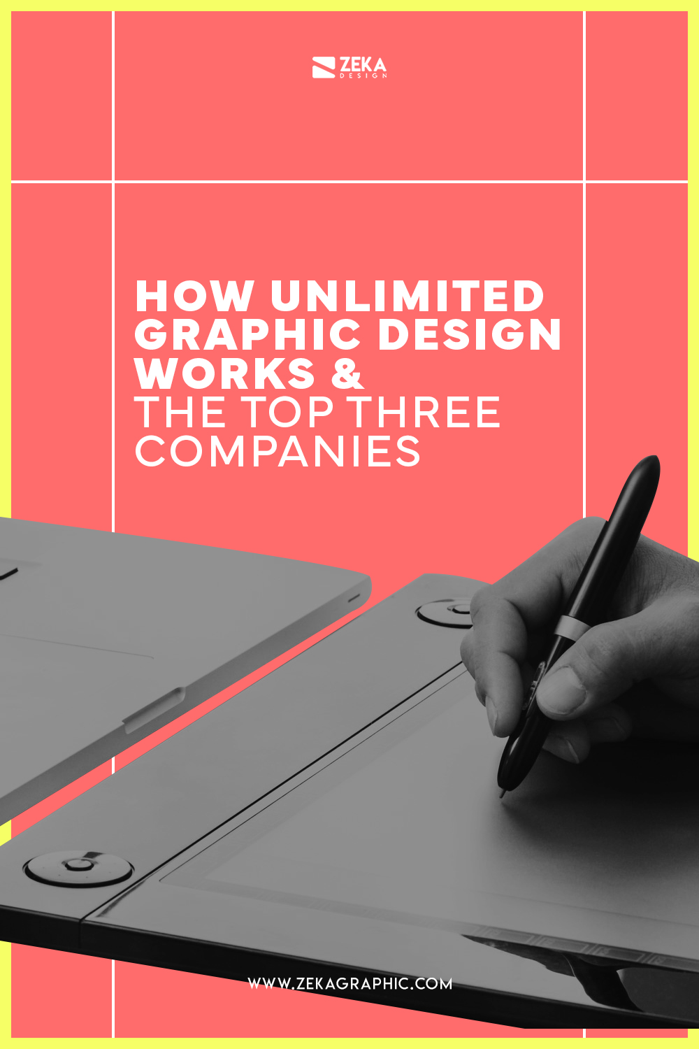 how unlimited graphic design works and the top three companies pinterest