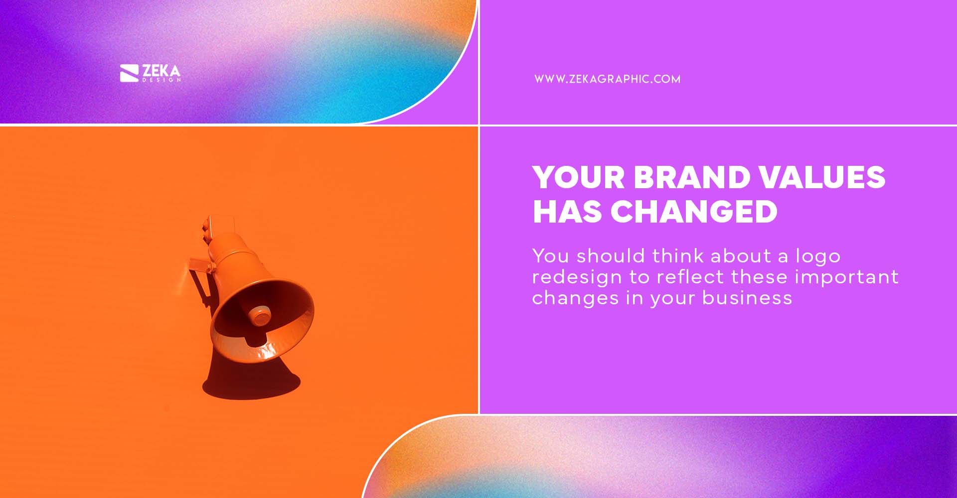 logo redesign when your brand values has changed