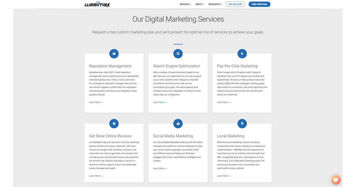 ORM management options webimax