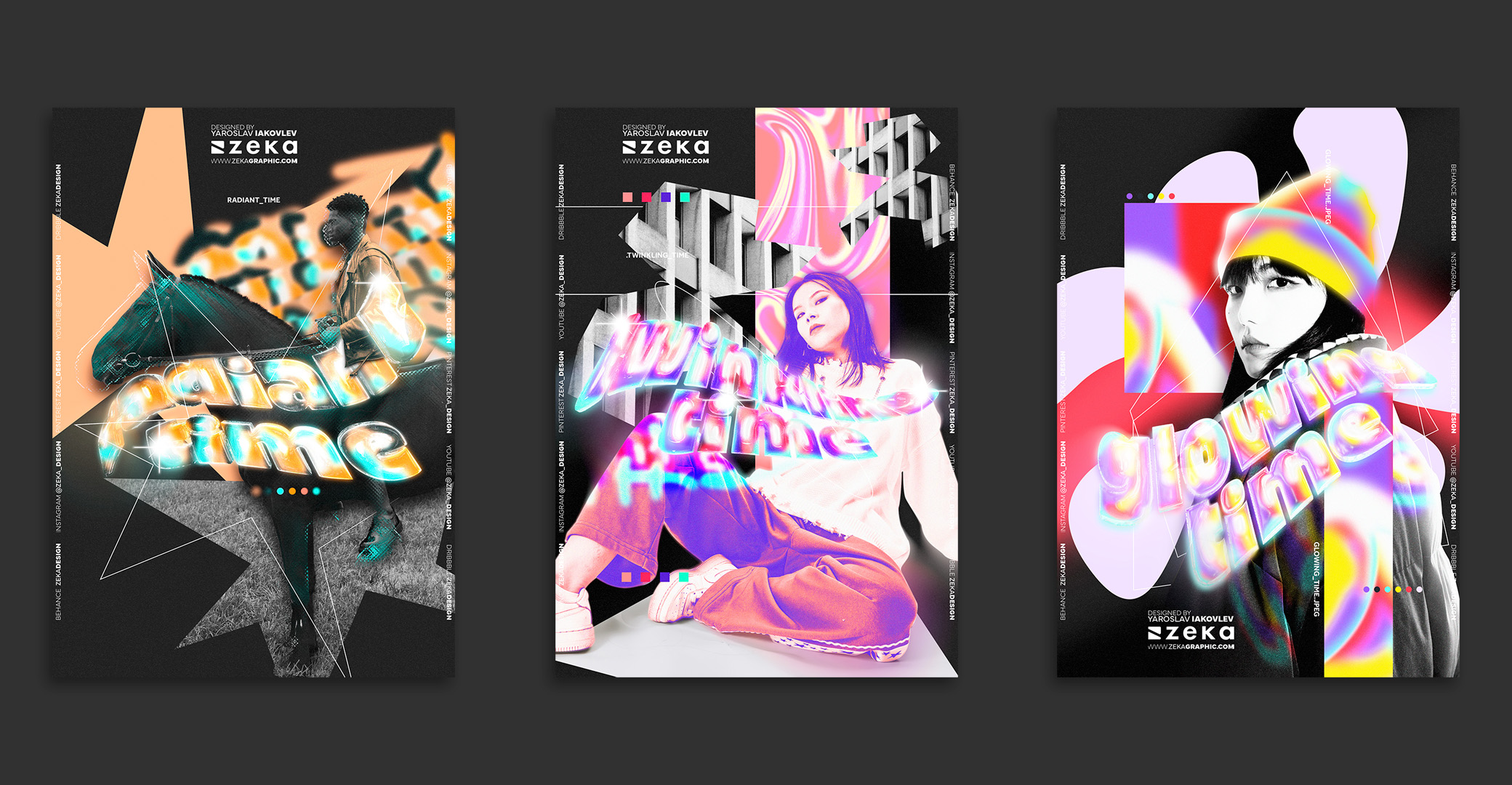 Shinny Poster Design 4-6