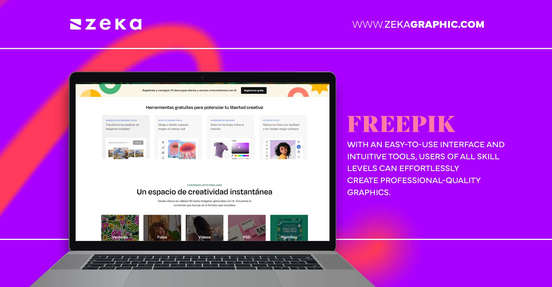 Freepik best online design tools for non designers