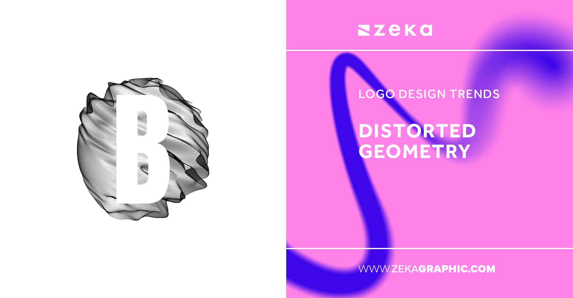 Logo Design Trends 2023 Distorted Geometry