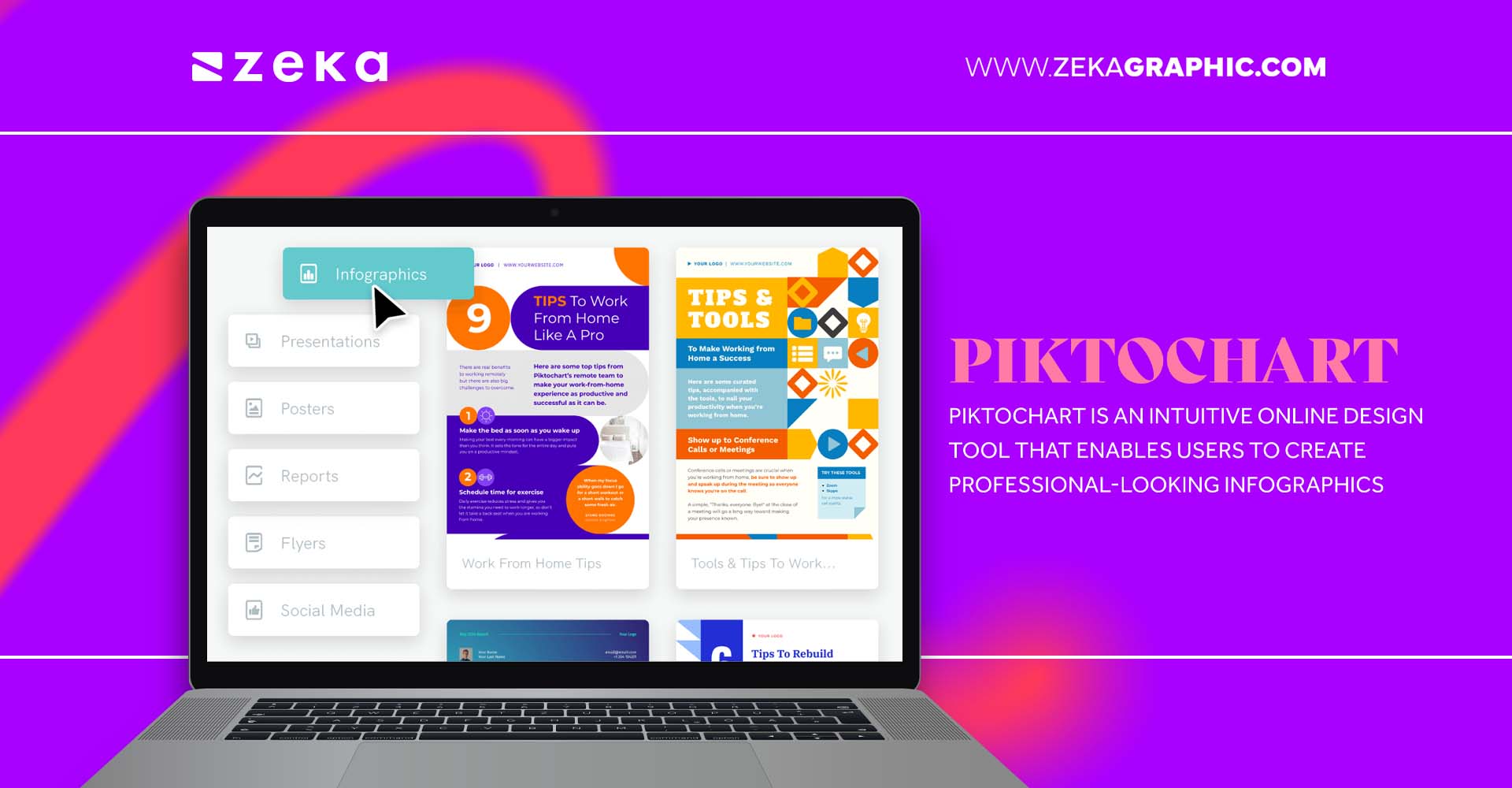 Piktochart best online design tools for non designers