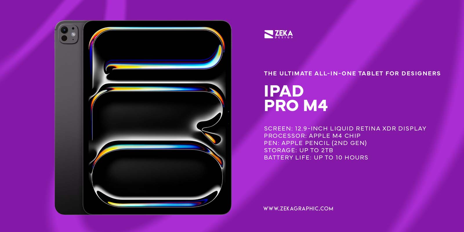 iPad Pro M4 (The Ultimate All-in-One Tablet for Designers)