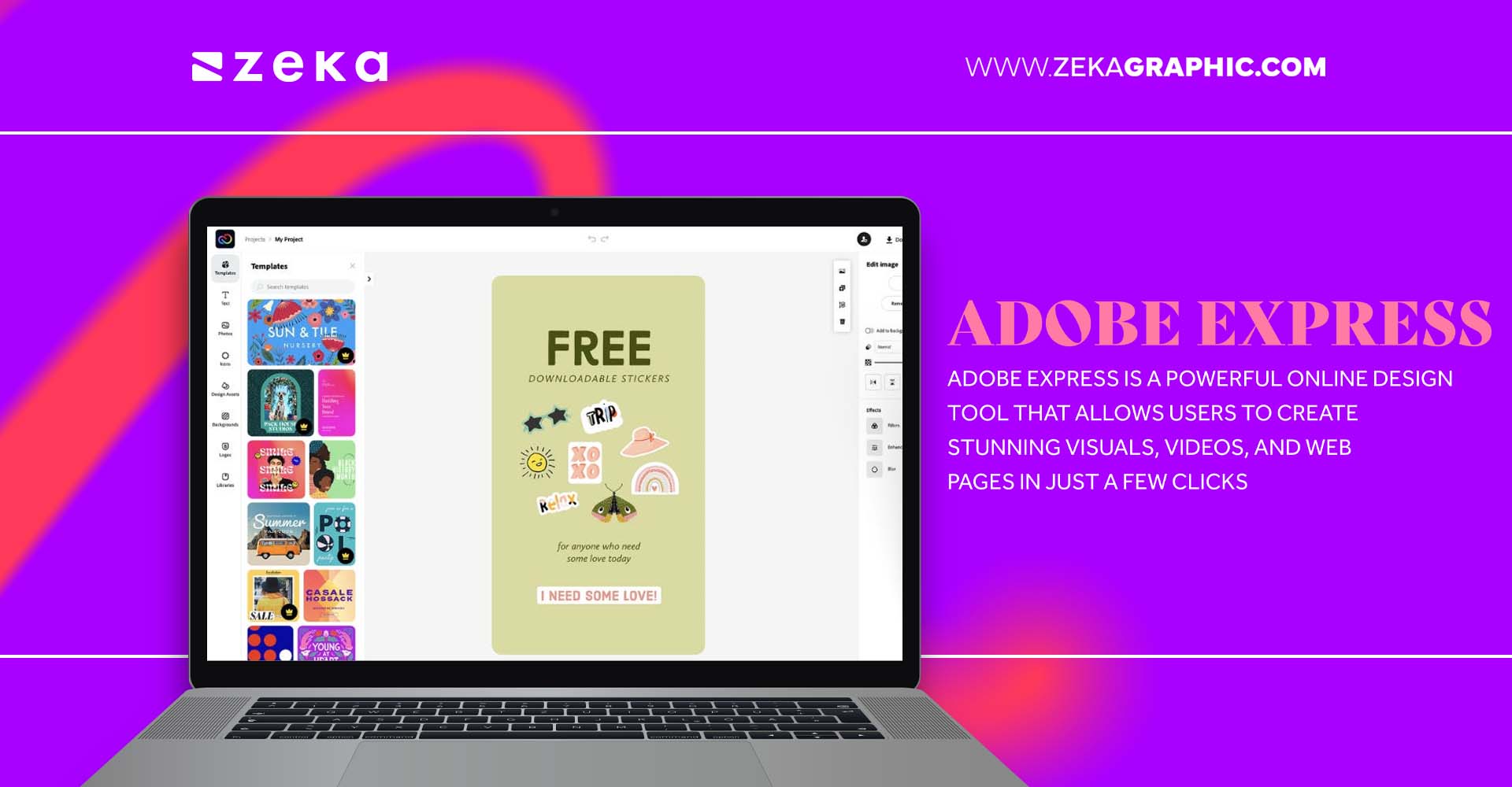 adobe Express best online design tools for non designers