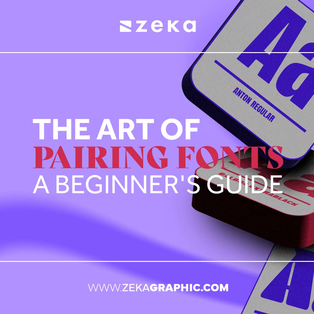 how to pair fonts in graphic design