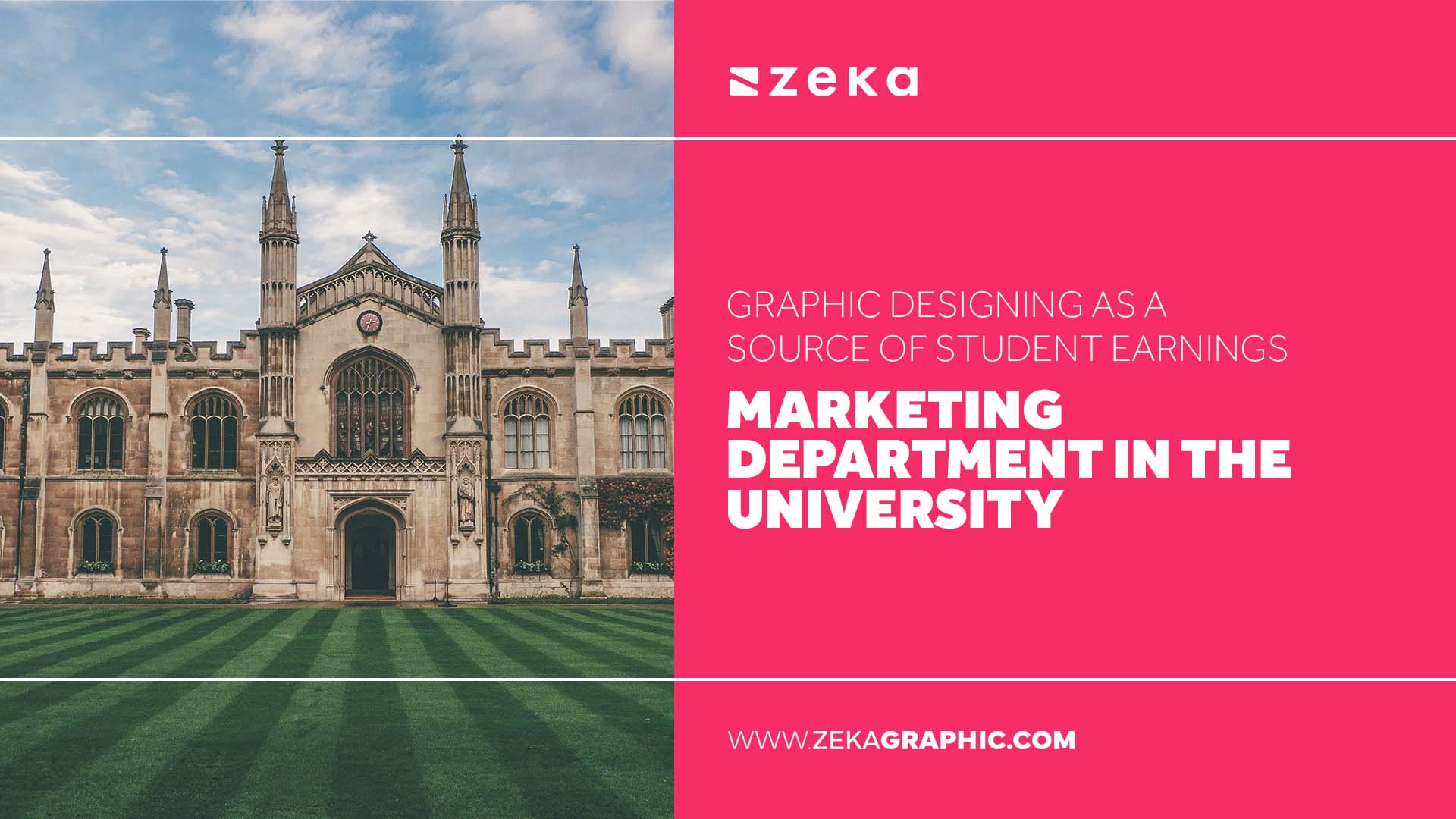 earn money as a graphic designer in Marketing Department in the University