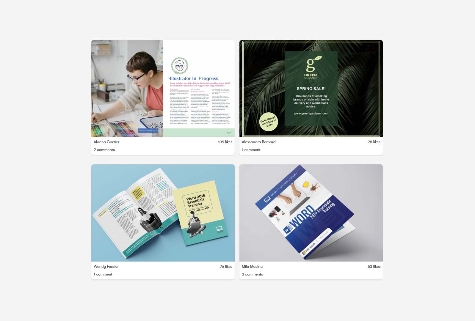 Adobe InDesign CC Essentials Training Course Projects