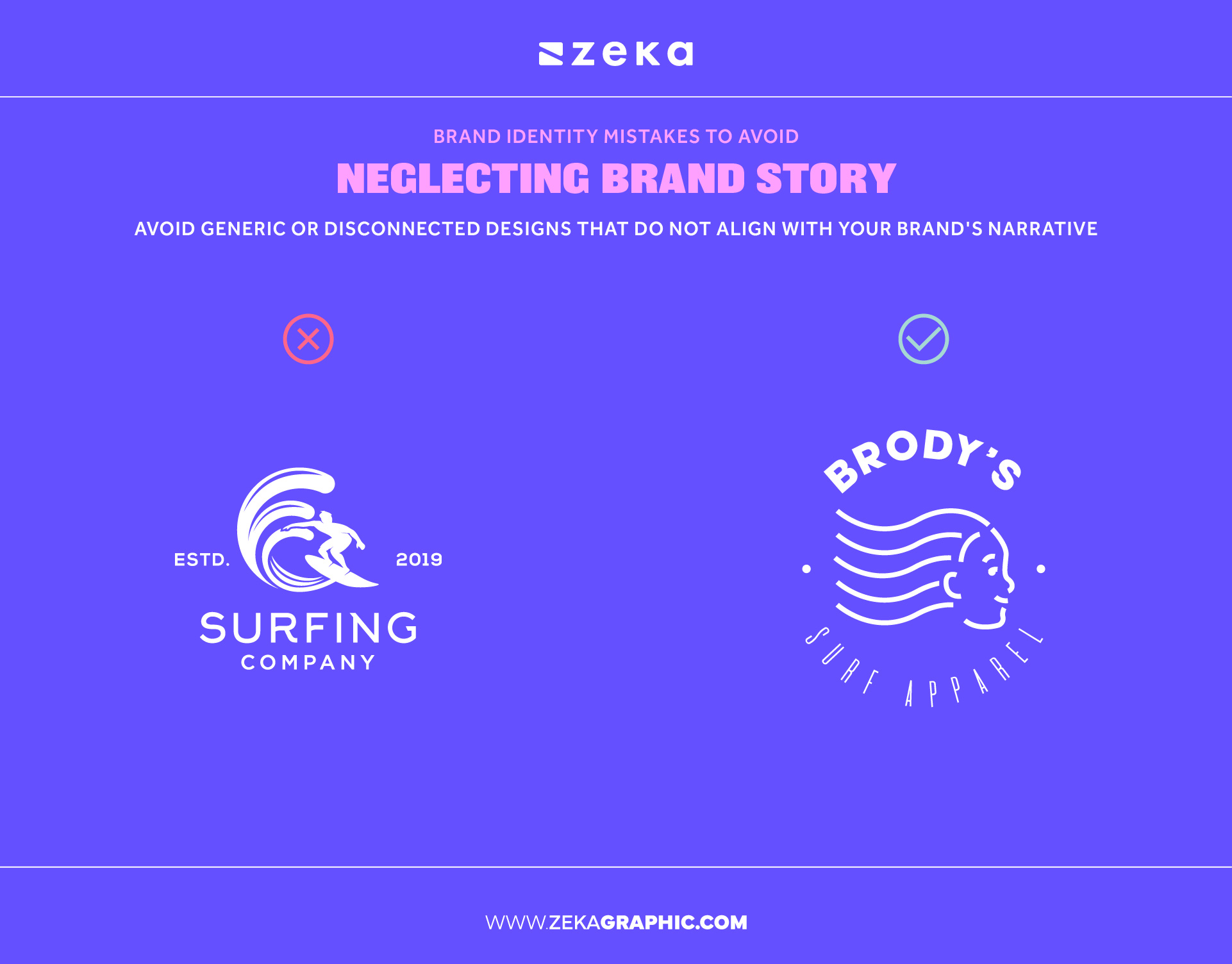 Neglecting Brand Story brand identity mistakes