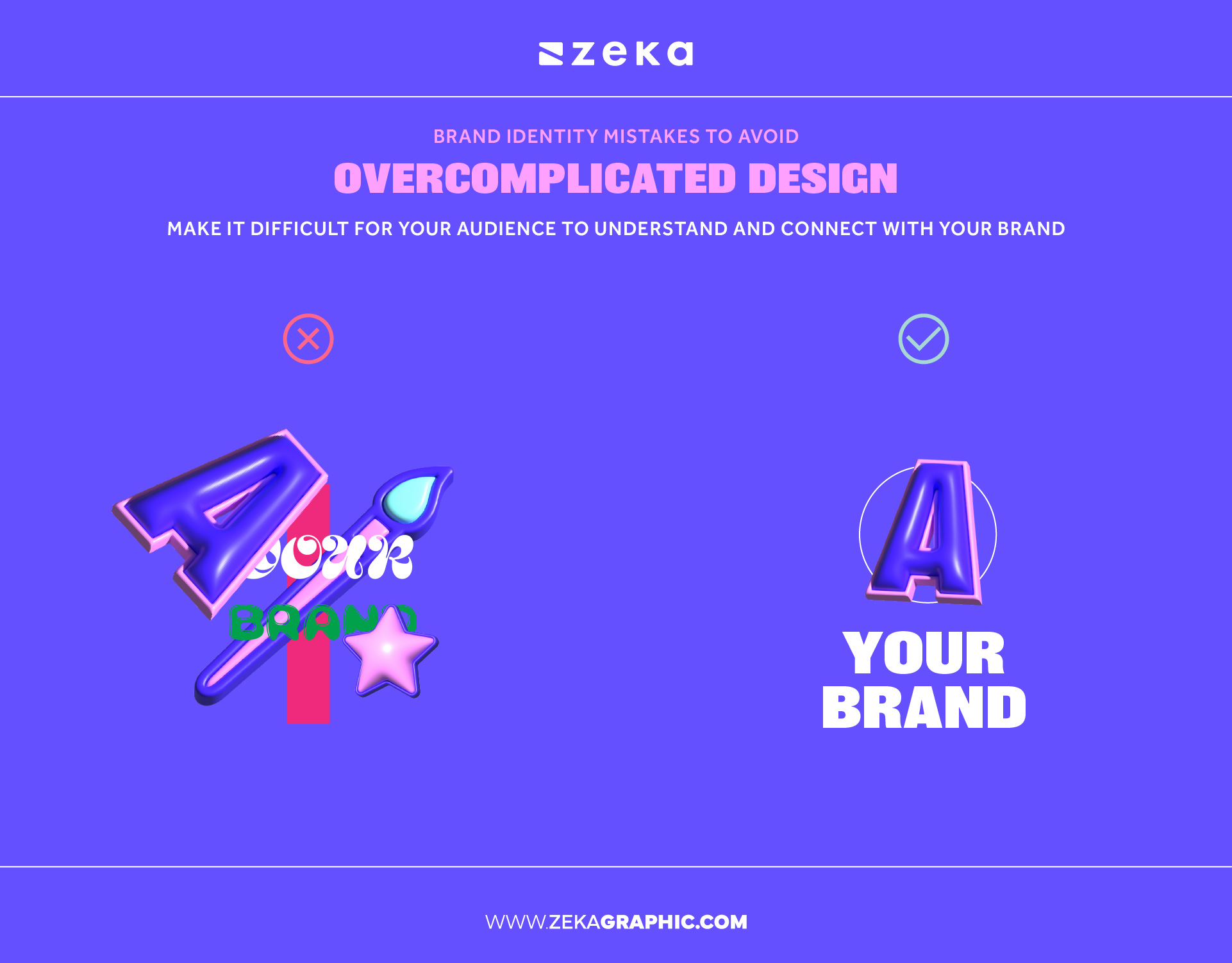 Overcomplicated Design Brand Identity Mistakes